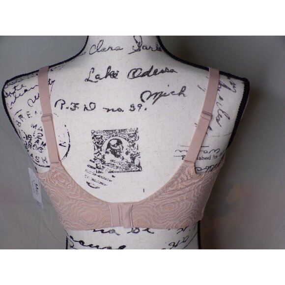 🆕CHANTELLE C Jolie Wireless Full Coverage T-Shirt Bra 36DD Beige #13BQ9 - Picture 10 of 11